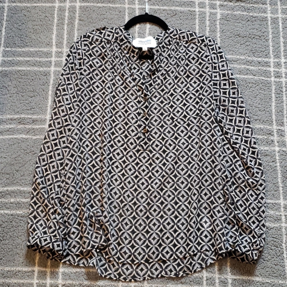 AliceBlue-Stitch Fix blouse Large